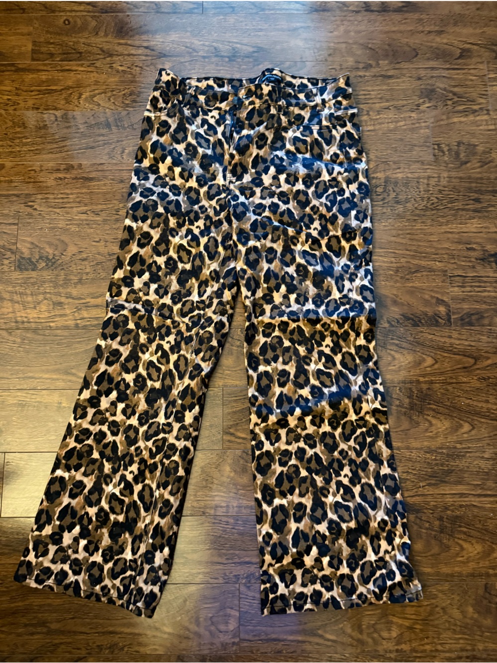 Leopard PrintLounge Pants - Tan/Black